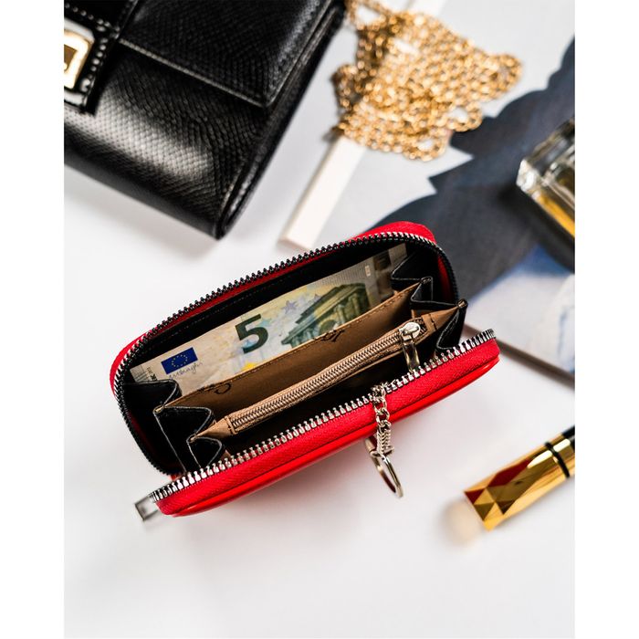 portfel damski w typie piórnika ze skóry ekologicznej - 4u cavaldi