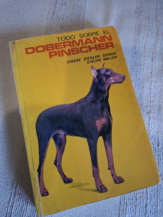 Todo sobre ele Dobermann Pinscher livro espanhol