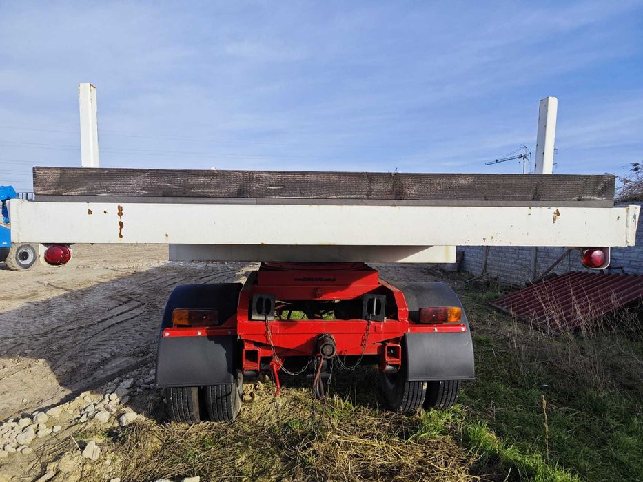 Przyczepa dłużyca dłużycowa SCHARF 4T Naczepa Platforma drewna stali
