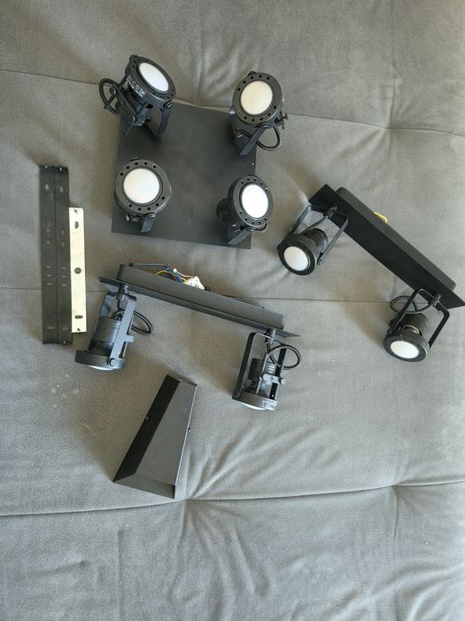 Komplet lamp sufitowy i ściennych