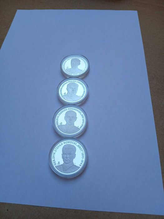 Monety srebrne 200000 zł Bór, Grot, Niedźwiadek, Torwid