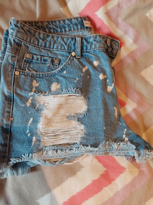 Calções de ganga stradivarius