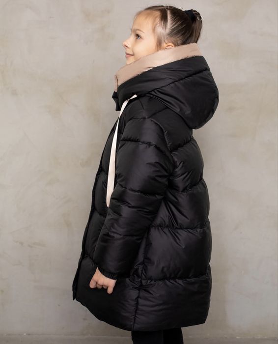 Пуховик зимовий на дівчинку