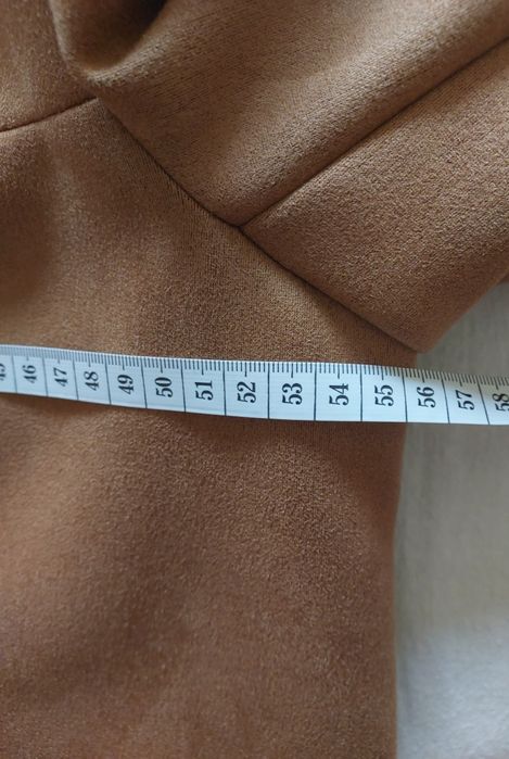 Casaco Tipo Camurça Camel, L/XL