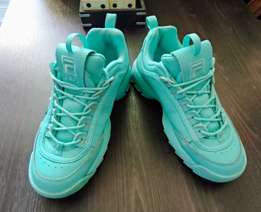 Жіночі кросівки FILA блакитні 9/ 40/25 см не NewBalance не Nike не Adidas
