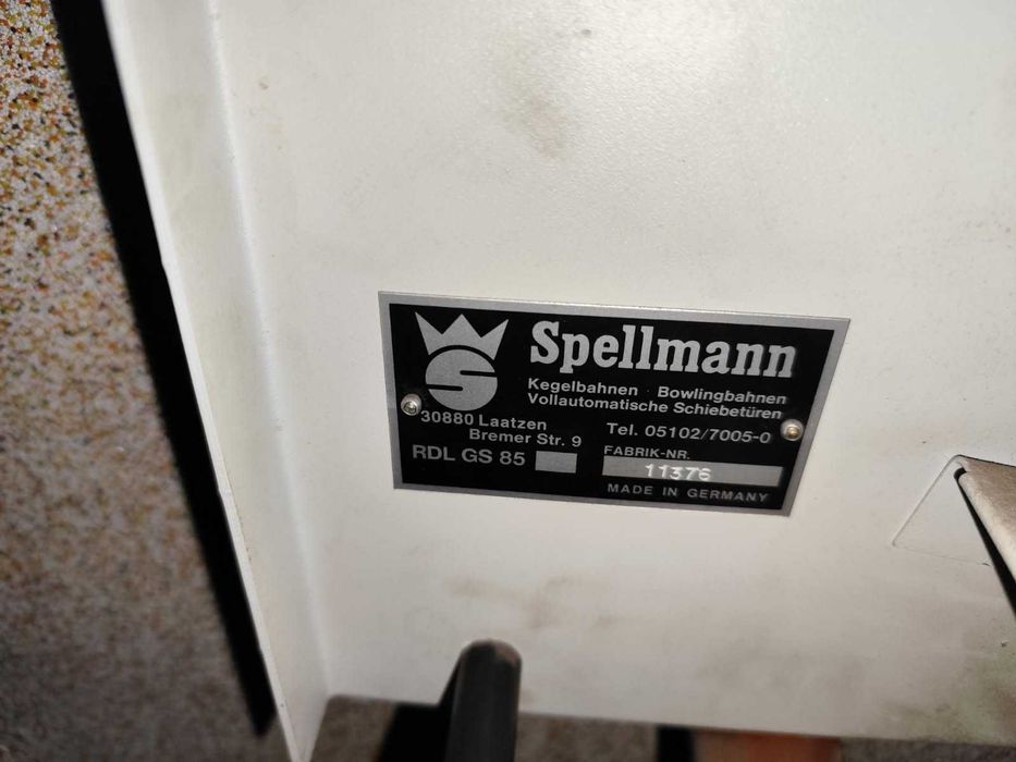 Tor do kręgli, bowling , 2 tory Spellman 2001 rok kręgielnia