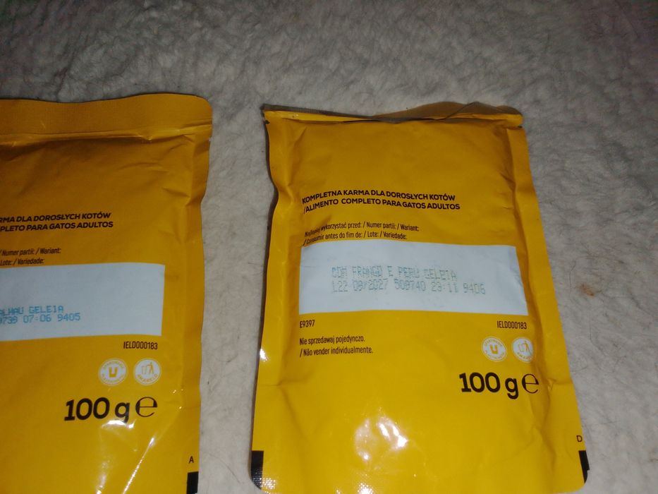 Saquetas de comida Húmida Kitty