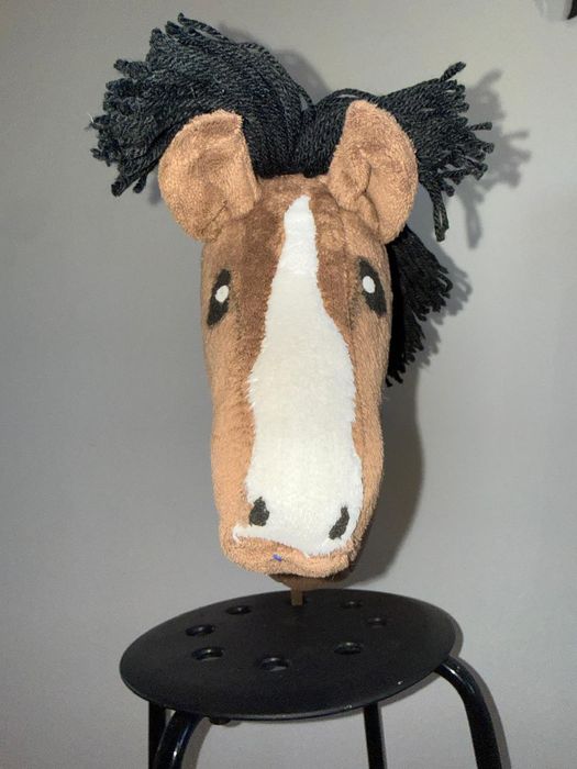 Hobby horse brązowy ze sprzętem