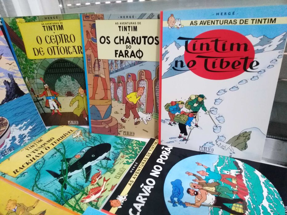 Livros da Colecção - As aventuras de Tintim ( Hergé )