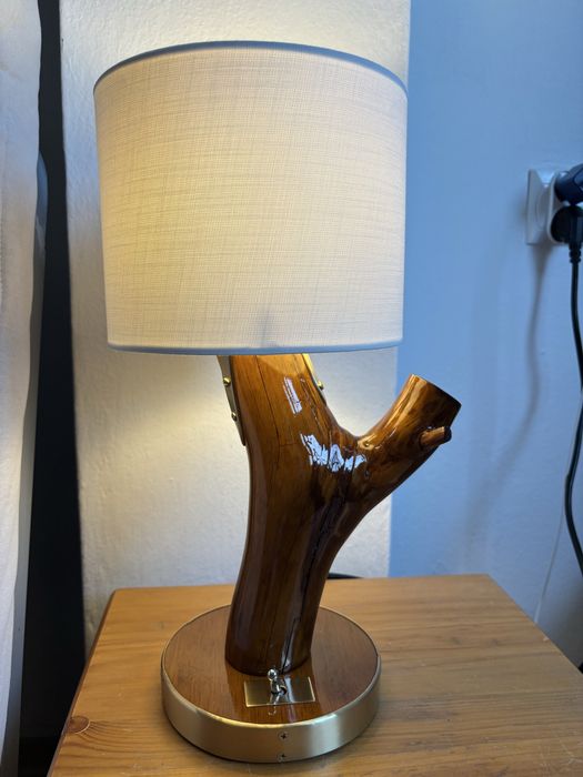 Lampa stołowa (nocna) kraftowa