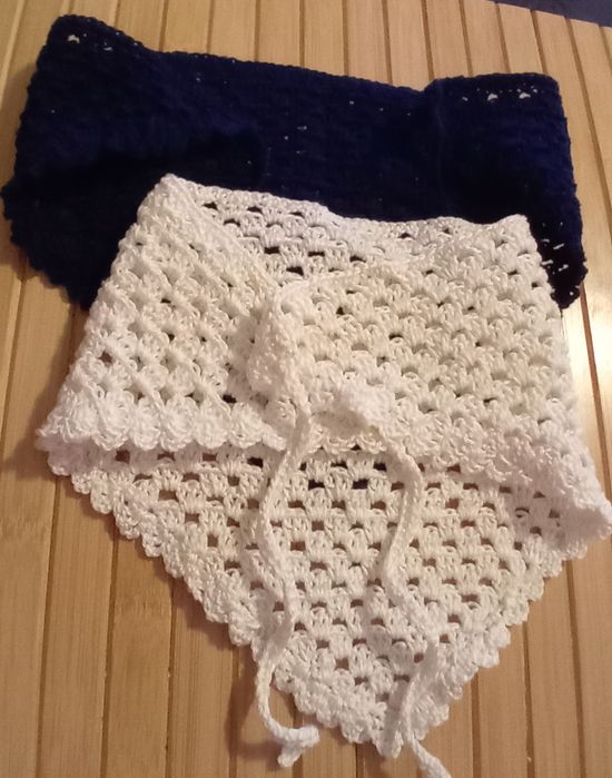 Bandanas em crochê artesanais