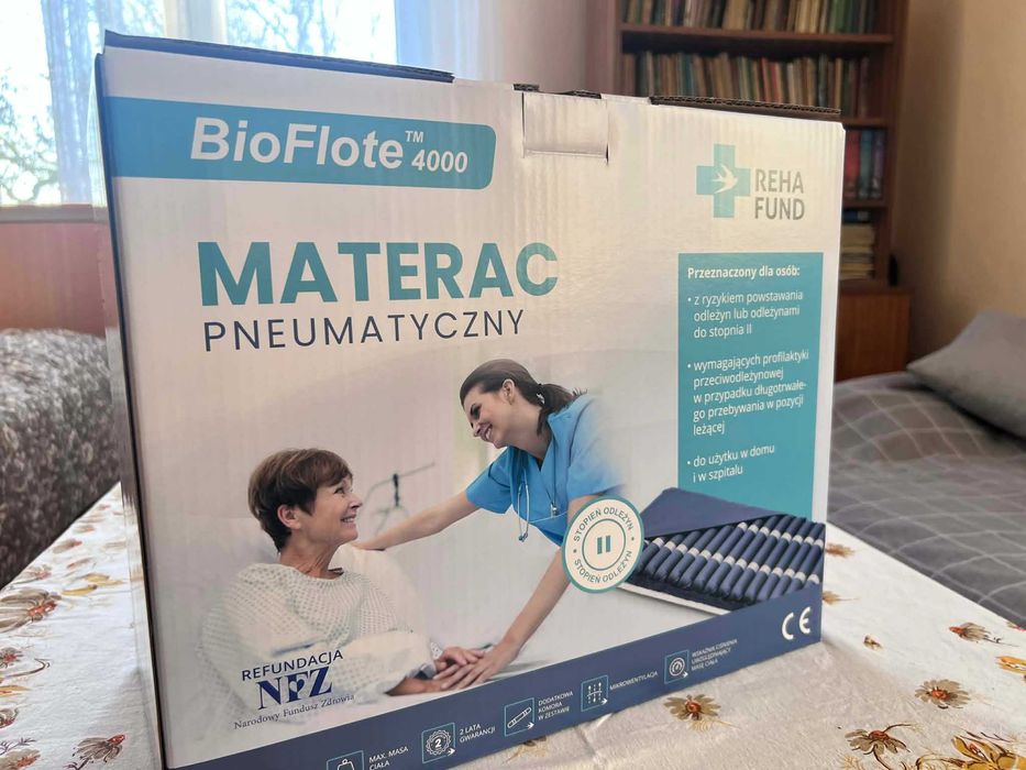 NOWY materac przeciwodleżynowy