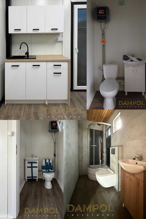 Pawilon 900x300 czarno-biały biurowy, usługowy, salon, bistro,