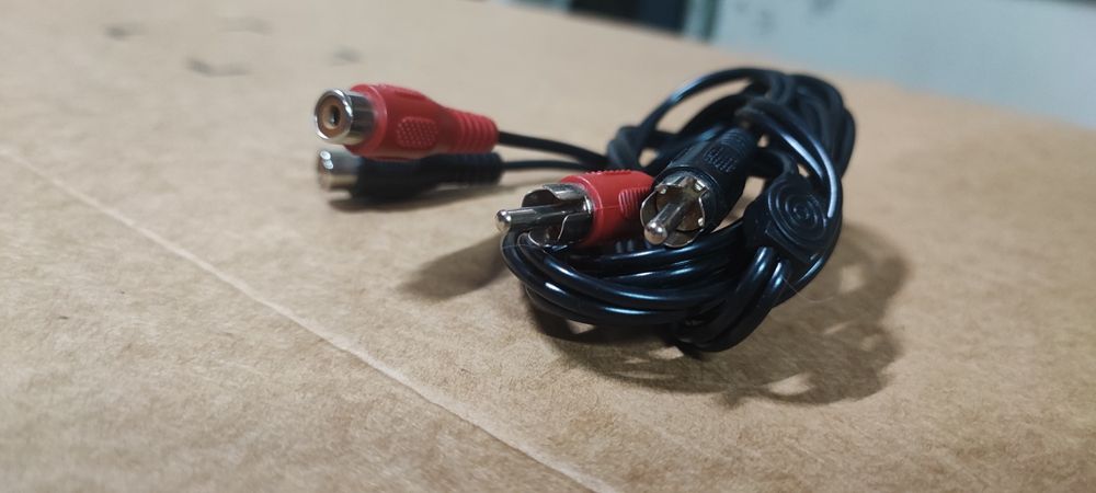 Cabo 2-Rca Macho / 2-Rca Fêmea