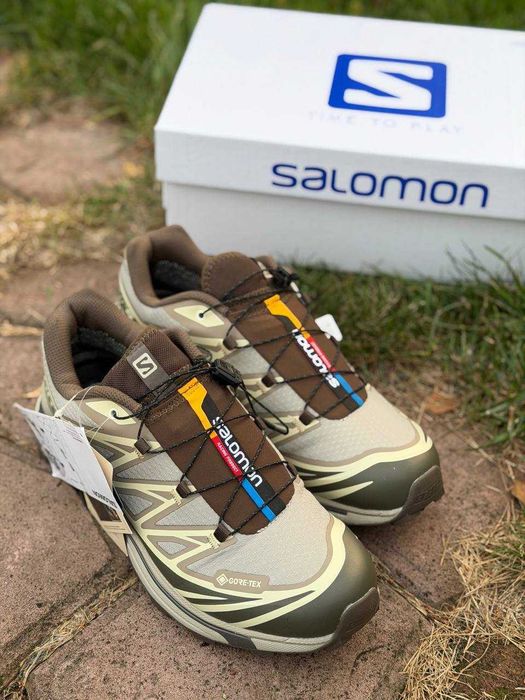 Кросівки Salomon XT-6 Gore-Tex — чоловічі водонепроникні кросівки з мембраною для осені, зими та весни