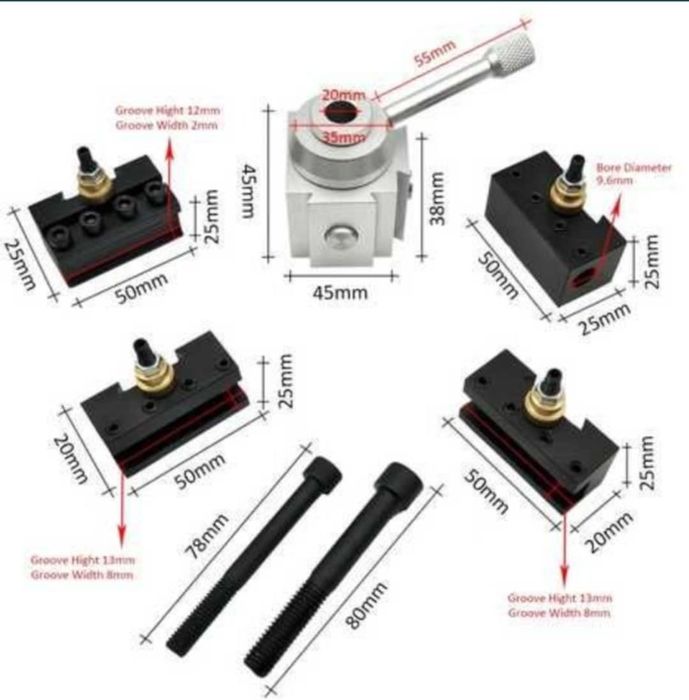 Imak nożowy narzędziowy szybkozmienny Tokarka Frezarka multifix
