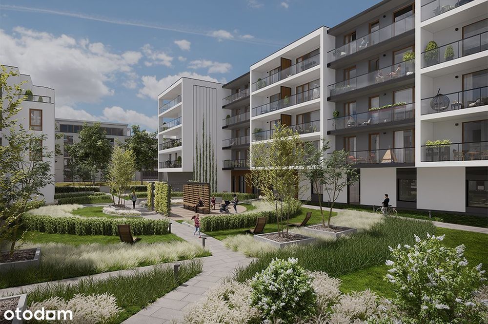 2-pokojowe mieszkanie 45m2 + balkon Bez Prowizji