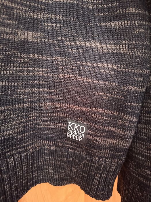 Golf sweter męski ciepły gruby