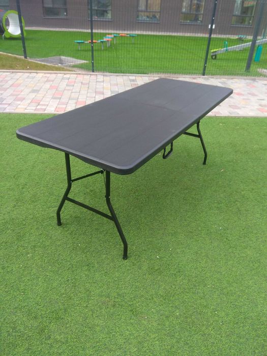 великий розкладний садовий стіл трансформер, раскладной садовый стол