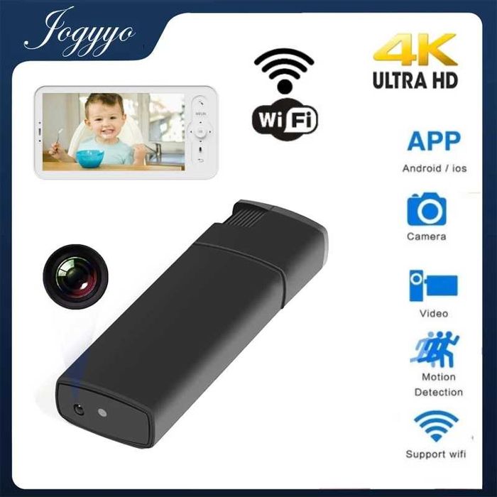 2 em 1 isqueiro eletrônico e mini câmera oculta wifi