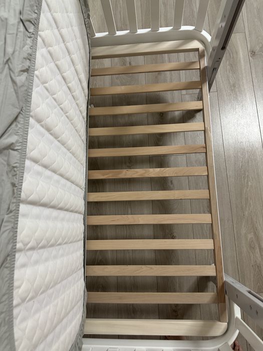 Дитяче ліжечко верес монако + матрац та колеса стан НОВОГО