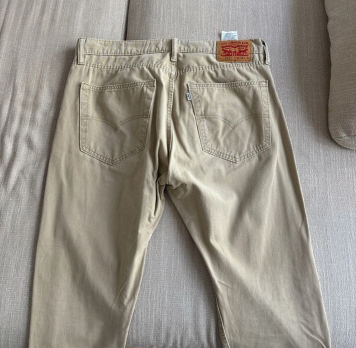 Calças ganga Levis Beige W36 L32