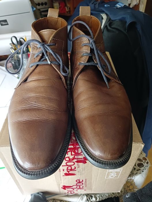 Buty skórzane Lloyd 41 sztyblety Germany trzewiki skóra ecco 26,5 cm