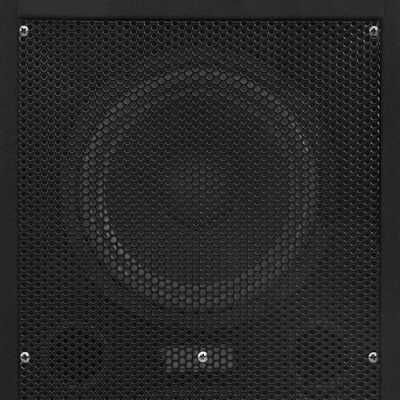 Colunas de palco Hifi profissionais passivas 2 pcs 1000 W preto