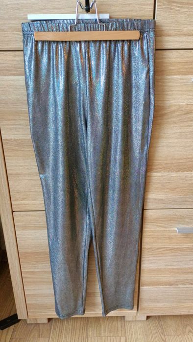 Srebrne legginsy leginsy