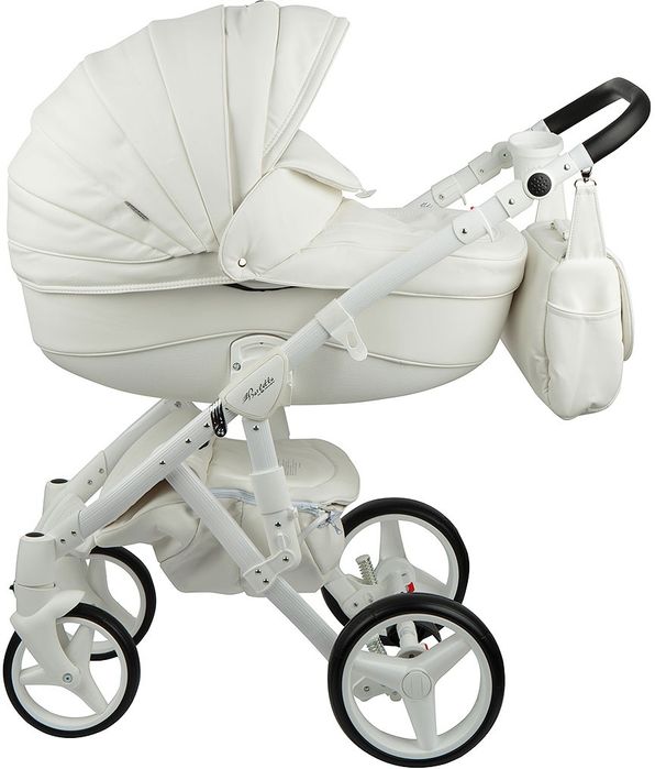 Коляска Adamex Barletta de Luxe 2в1 эко-шкіра