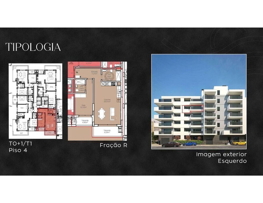Apartamento T1 em Armação de Pêra de 80,00 m2