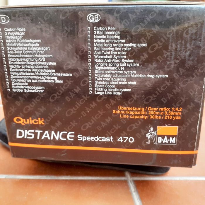 Carretos de pesca DAM  FTS 645 e Speedcast 470