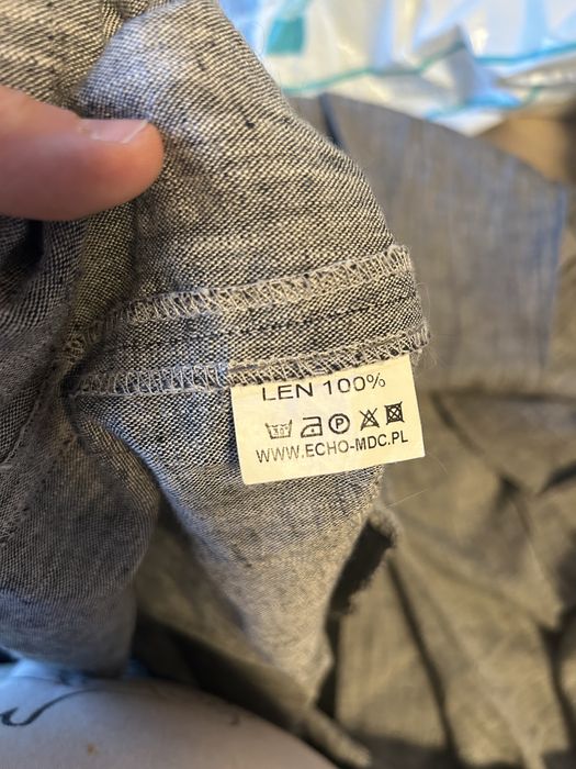 Piękna spódnica elegancka marka Echo 100% len