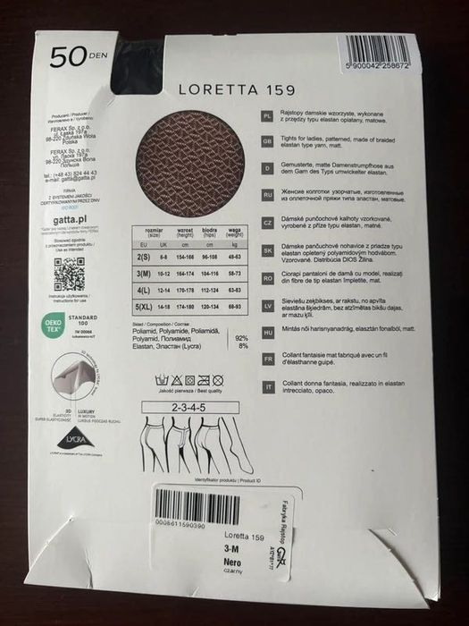 Rajstopy Gatta trendy Loretta 159. Nowe.