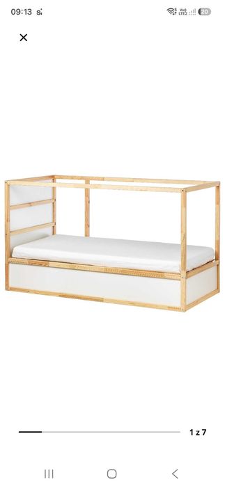 Rama łóżka KURA IKEA