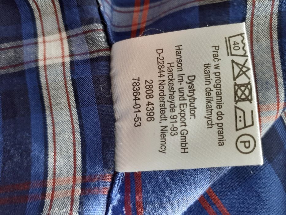 Koszula męska długi rękaw L 41/42
