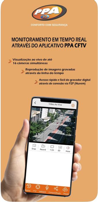 SISTEMA DE VIDEO VIGILÂNCIA- CÂMERAS AO VIVO NO TELEMÓVEL