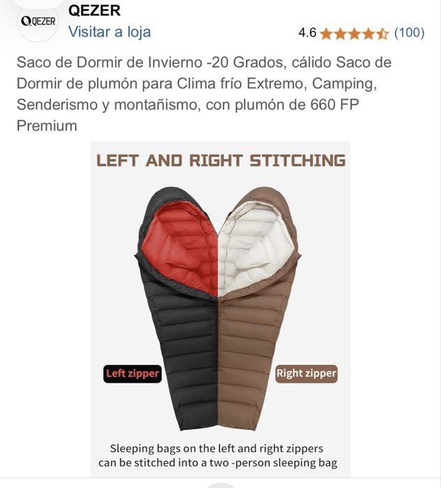 Saco de dormir Qezel