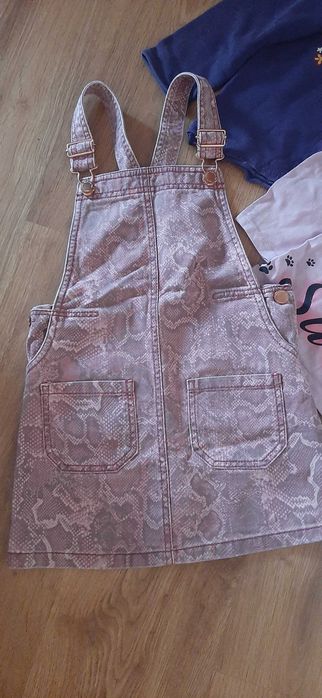 Джемпер лонгслів кофта р.116- 122 джинсовий сарафан