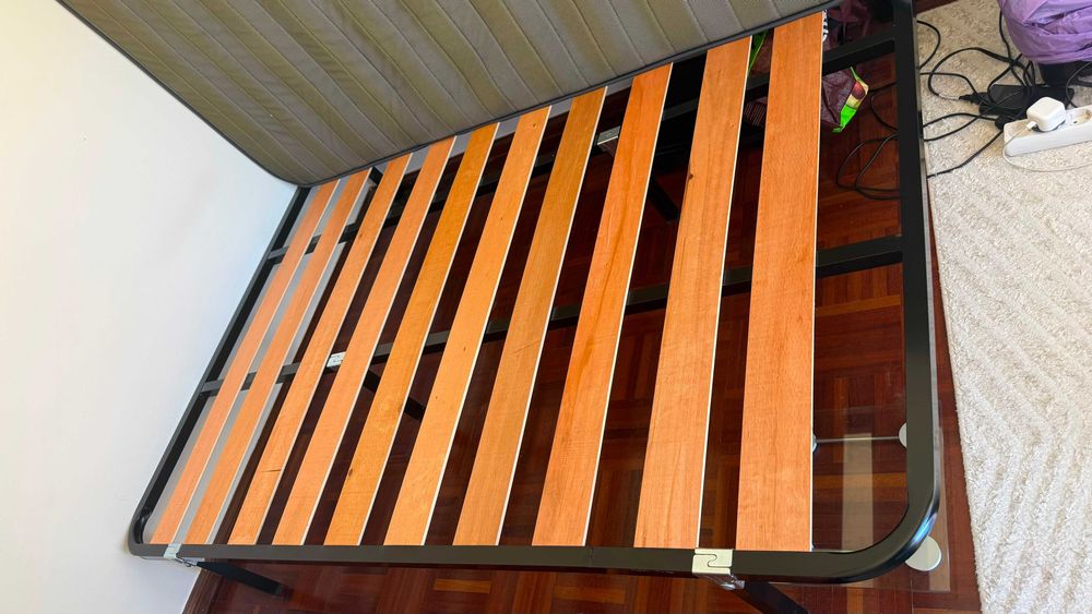 cama de casal com colchão