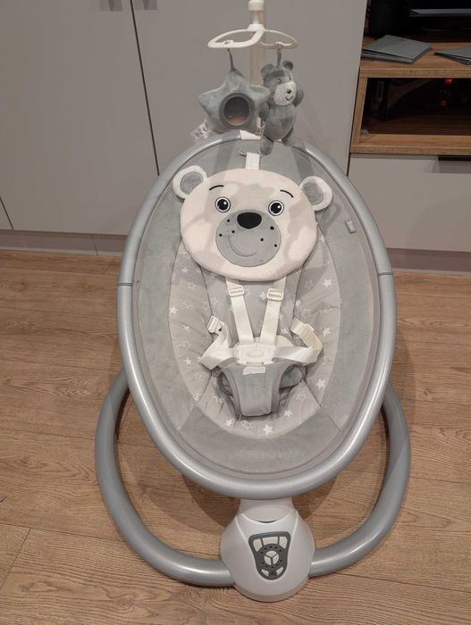 Elektryczny leżaczek bujaczek. Baby rocker - Smiki