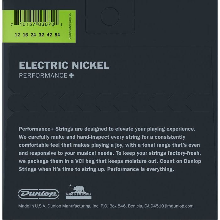 Dunlop Electric Nickel 12/54 струны для электрогитары
