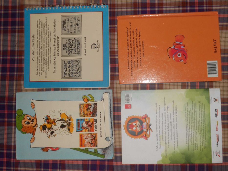 Diversos livros infantis crianças