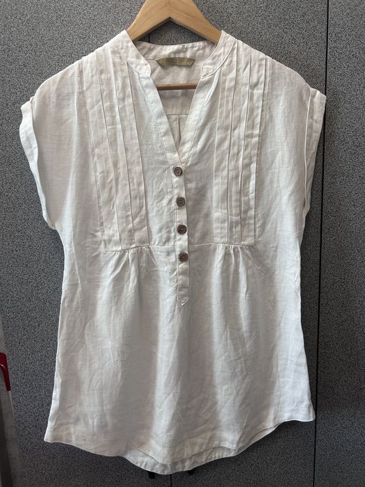 Сорочка, блуза, рубашка для вагітних льон. Розмір s.