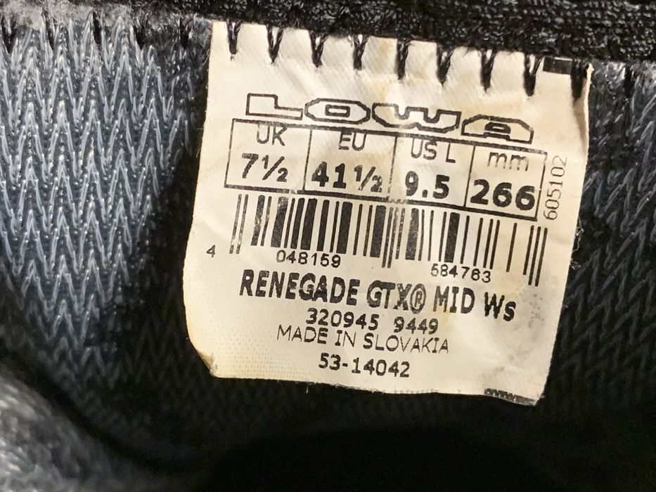 Трекінгові черевики Lowa, 41-26см.