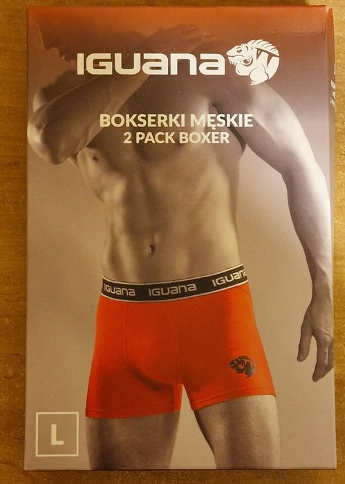 Iguana bokserki męskie 2-pak rozmiar L nowe