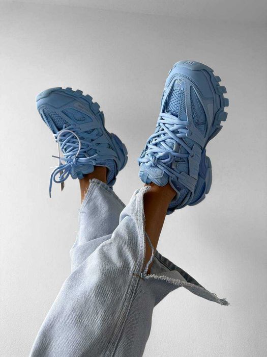 Кроссовки Balenciaga Track 3.0 Full Blue Premium
