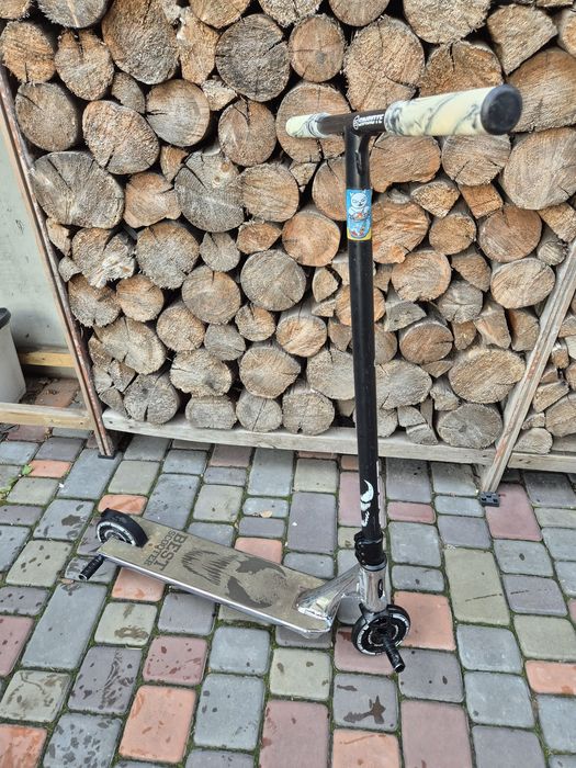 Трюковий самокат Best Scooter Simbiot 120mm + Пеги. Гарний стан!