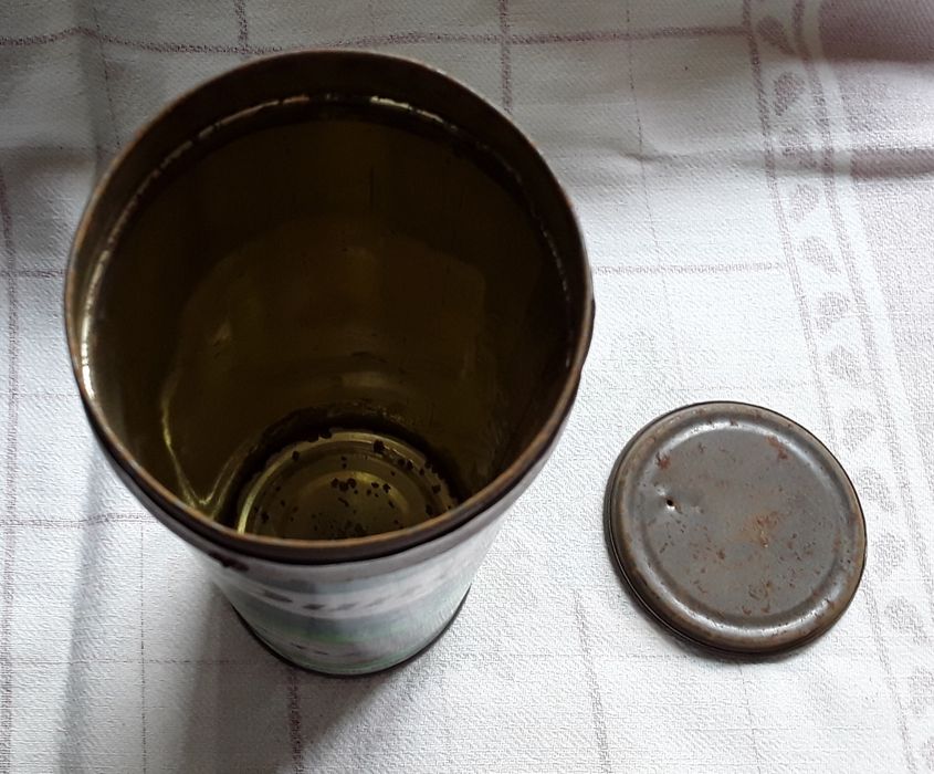 Vintage Dunlop Fort - Lata com 3 bolas de ténis usadas