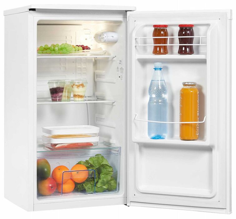 Lodówka chłodziarka Exquisit KS585-V-091E biała 76l